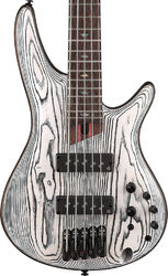 Solid body electric bass Ibanez Premium SR1320SB IVF 5-String - Icebreaker Wave Flat