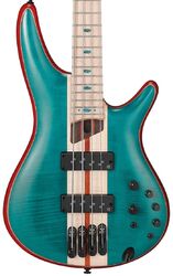 Solid body electric bass Ibanez Premium SR1420B CGL - Caribbean Green