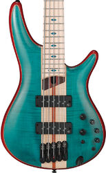 Solid body electric bass Ibanez Premium SR1425B CGL 5-String - Caribbean Green
