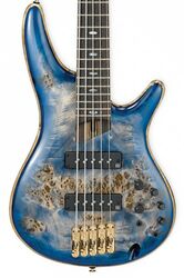 Solid body electric bass Ibanez SR2605E CBB Premium - Cerulean blue burst