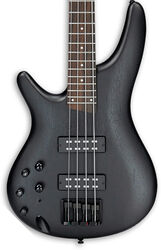 Solid body electric bass Ibanez SR300EBL WK Left Hand Standard - Weathered black