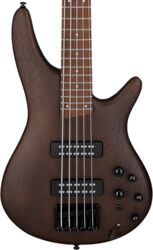 Solid body electric bass Ibanez Standard SR305EB WK 5-String - Walnut Flat