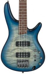 Solid body electric bass Ibanez Standard SR400EQM SCB - Stain cosmic blue stardust