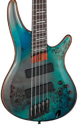 Solid body electric bass Ibanez Workshop SRMS805 TSR Multiscale - Tropical seafloor