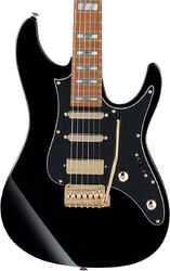 Str shape electric guitar Ibanez Tim Henson THBB10 BK Premium +Bag - Black