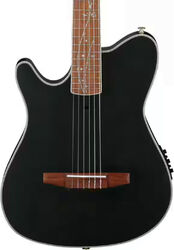 Classical guitar 4/4 size Ibanez Tim Henson TOD10NL TKF LH - transparent black flat