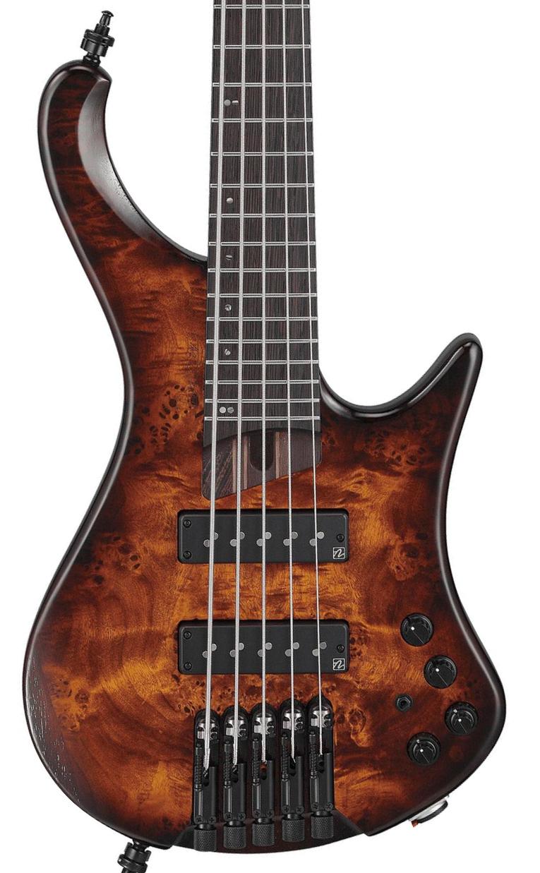 Travel electric bass Ibanez EHB1505S DEL Workshop 5-String - Dragon eye burst low gloss