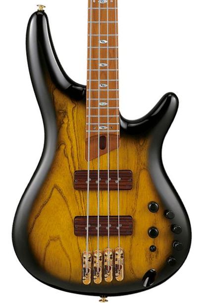 Solid body electric bass Ibanez Prestige Japan SR4500 DST - desert sunset burst