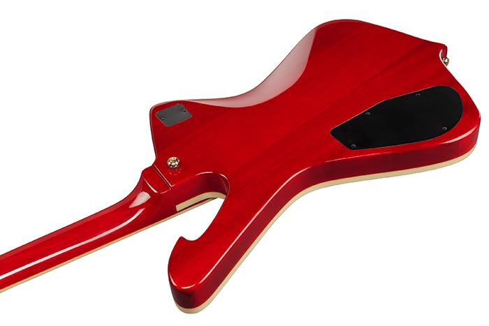 Ibanez Ic420fm Crs Iceman 2h Ht Jat - Cherry Sunburst - Retro rock electric guitar - Variation 3