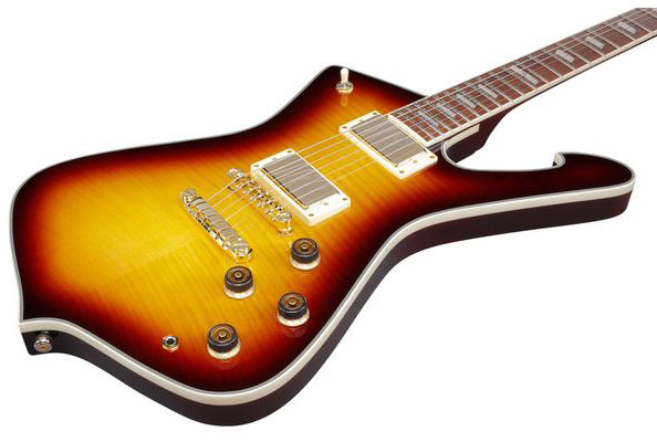 Ibanez Ic420fm Vls Iceman 2h Ht Jat - Violin Sunburst - Retro rock electric guitar - Variation 2