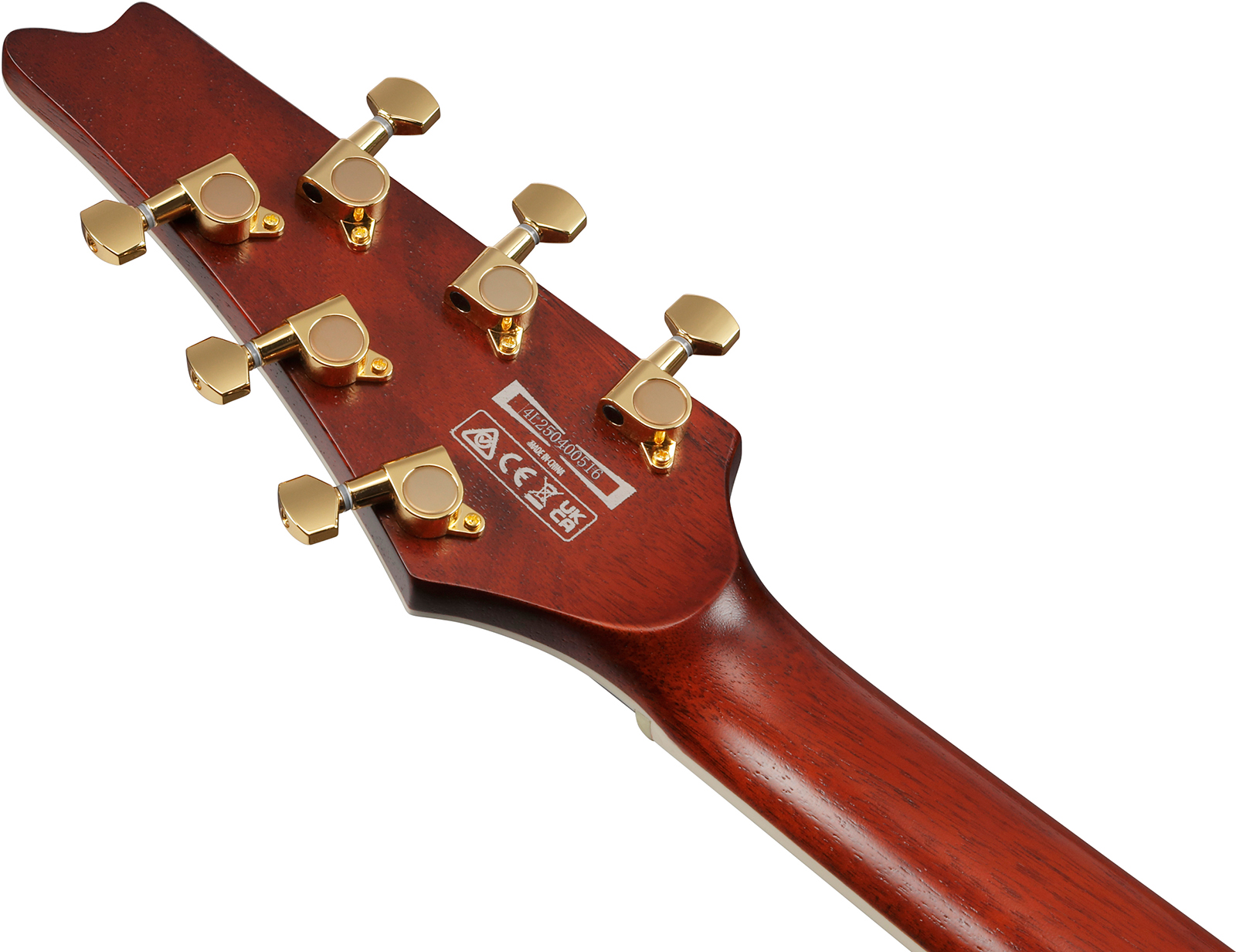 Ibanez Ic420mfm Cml Iceman 2h Ht Mn - Caramel Burst Low Gloss - Retro rock electric guitar - Variation 4