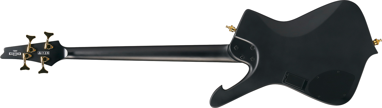 Ibanez Icb620 Bkf Iceman Active Pp - Black Flat - Solid body electric bass - Variation 1