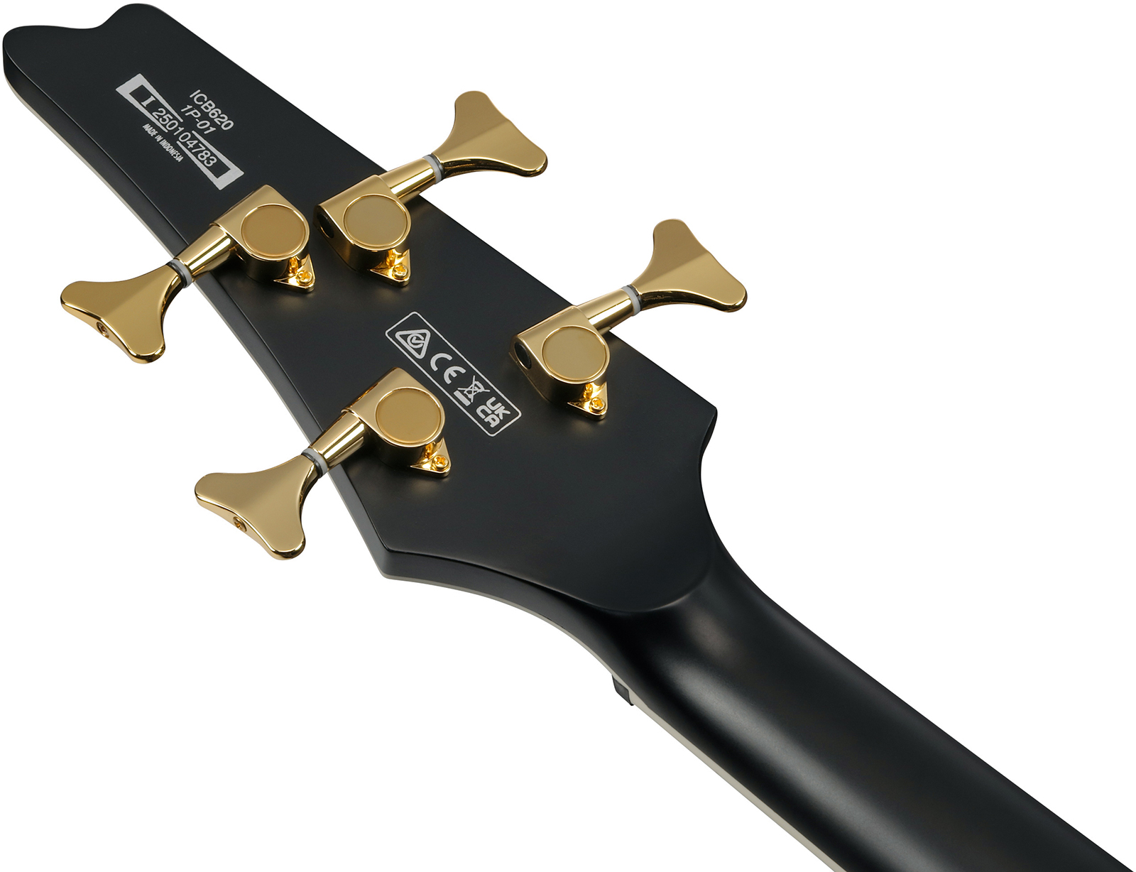 Ibanez Icb620 Bkf Iceman Active Pp - Black Flat - Solid body electric bass - Variation 4