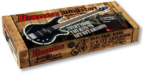 IJSR190 Jumpstart Bass Pack black Electric bass set Ibanez