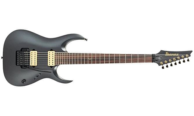 Ibanez Jake Bowen Jbm27 Signature 7c 2h Fr Rw - Black Flat - Str shape electric guitar - Variation 1