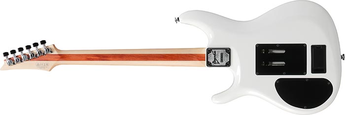 Ibanez Joe Satriani J2480 Wh Jap Signature 1h Dimarzio / Sustainiac Fr Rw - White - Signature electric guitar - Variation 1