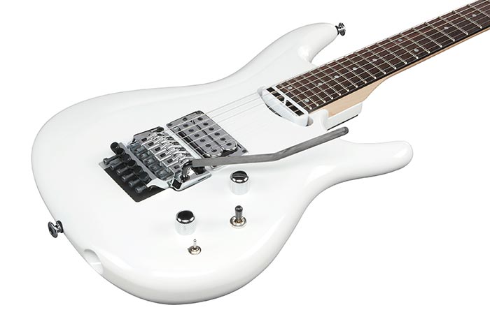 Ibanez Joe Satriani J2480 Wh Jap Signature 1h Dimarzio / Sustainiac Fr Rw - White - Signature electric guitar - Variation 2