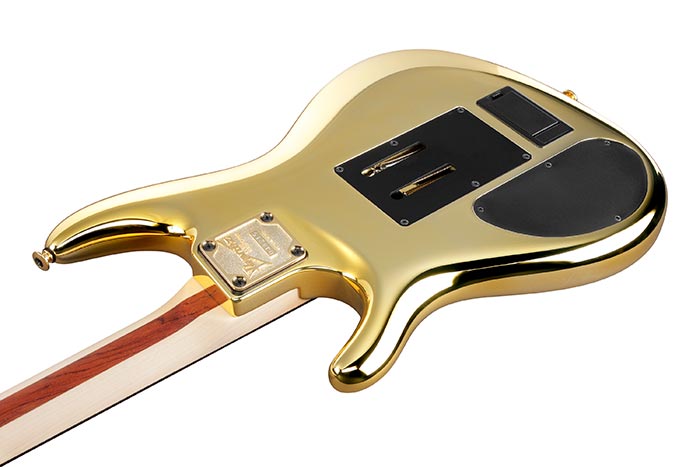 Ibanez Joe Satriani Js1gd Jap Signature 1h Sustainiac Fr Rw - Gold - Str shape electric guitar - Variation 3