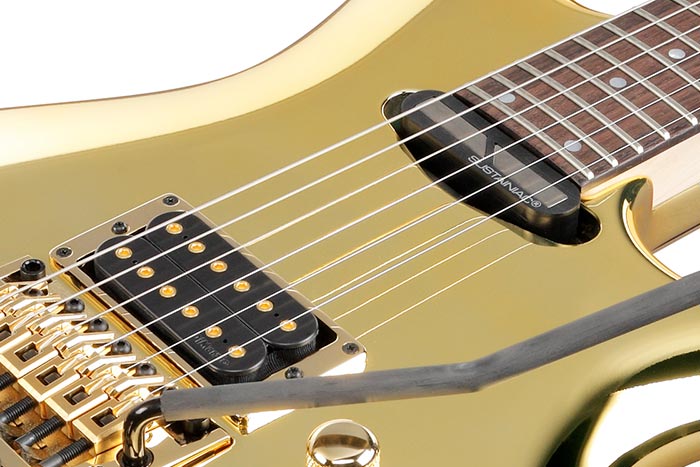Ibanez Joe Satriani Js1gd Jap Signature 1h Sustainiac Fr Rw - Gold - Str shape electric guitar - Variation 4
