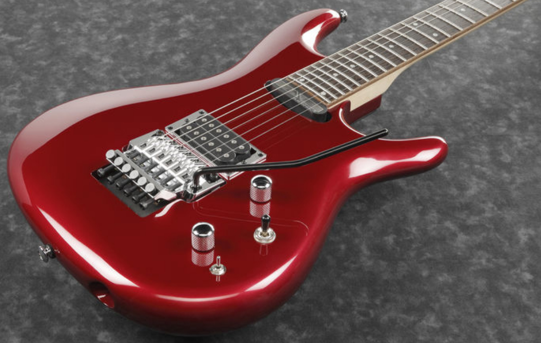 Ibanez Joe Satriani Js240ps Ca Signature Hst Dimarzio Sustainiac Fr Pp - Candy Apple - Str shape electric guitar - Variation 2