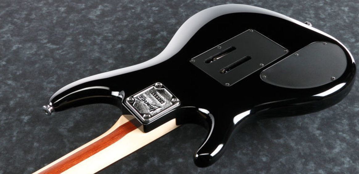 Ibanez Joe Satriani Js2450 Mcb Prestige Japan  Hh Dimarzio Fr Rw - Muscle Car Black - Str shape electric guitar - Variation 3