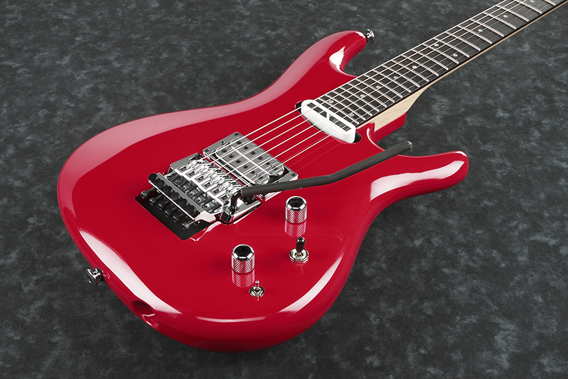 Ibanez Joe Satriani Js2480 Mcr Prestige Japon Signature Hh Sustainiac Fr Rw - Muscle Car Red - Str shape electric guitar - Variation 1