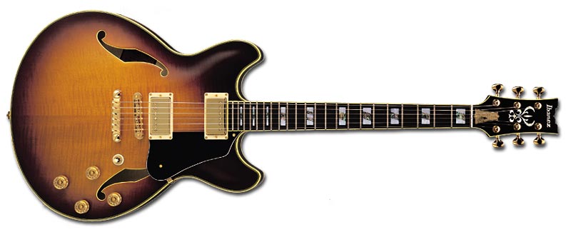 Ibanez John Scofield Jsm100 Vt Prestige Japon Signature Hh Ht Eb - Vintage Sunburst Vt - Semi-hollow electric guitar - Variation 2