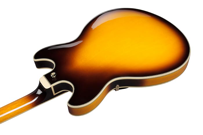 Ibanez John Scofield Jsm10em Ttb Signature 2h Ht Wal - Two-tone Burst - Semi-hollow electric guitar - Variation 3