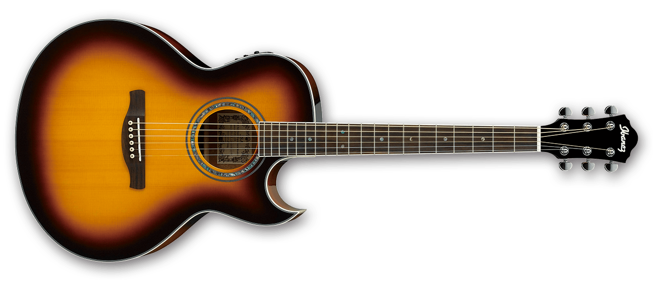 Ibanez Joe Satriani Jsa5 Vb Cw Epicea Acajou Rw - Vintage Sunburst - Acoustic guitar & electro - Variation 1