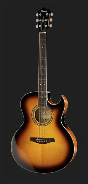 Ibanez Joe Satriani Jsa5 Vb Cw Epicea Acajou Rw - Vintage Sunburst - Acoustic guitar & electro - Variation 3