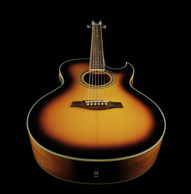 Ibanez Joe Satriani Jsa5 Vb Cw Epicea Acajou Rw - Vintage Sunburst - Acoustic guitar & electro - Variation 5