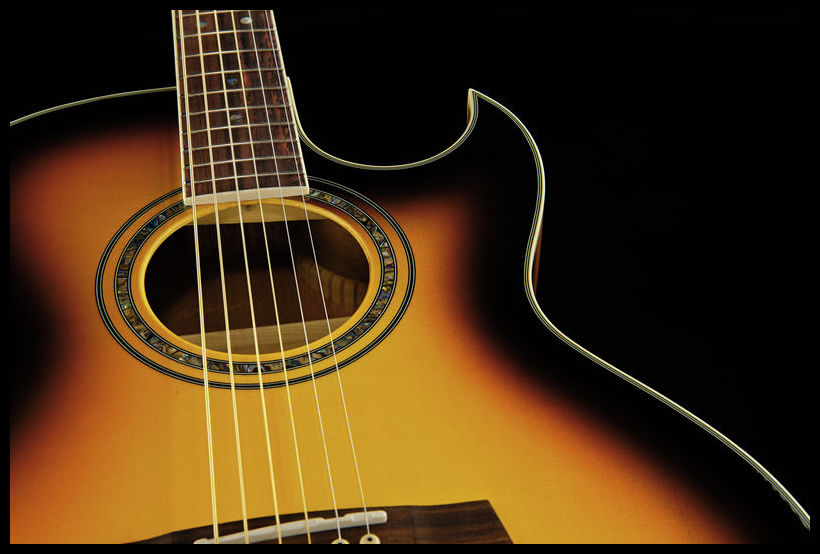 Ibanez Joe Satriani Jsa5 Vb Cw Epicea Acajou Rw - Vintage Sunburst - Acoustic guitar & electro - Variation 6