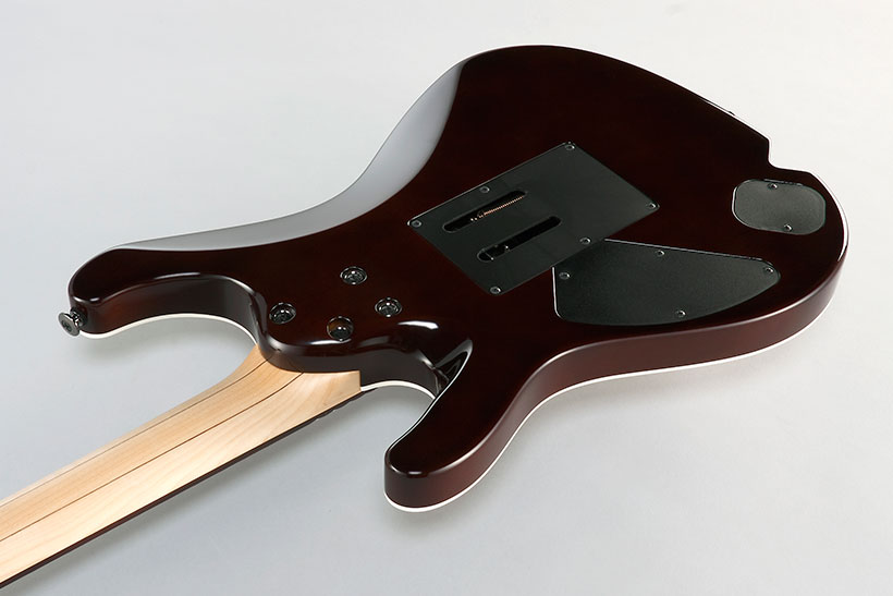 Ibanez Kiko Loureiro Kiko100 Trr Prestige Jap Signature Hsh Fr Rw - Transparent Red Ruby - Str shape electric guitar - Variation 3