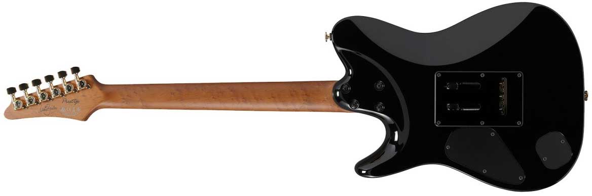 Ibanez Lari Basilio Lb1 Bk Jap Signature Hss Trem Mn - Black - Signature electric guitar - Variation 1