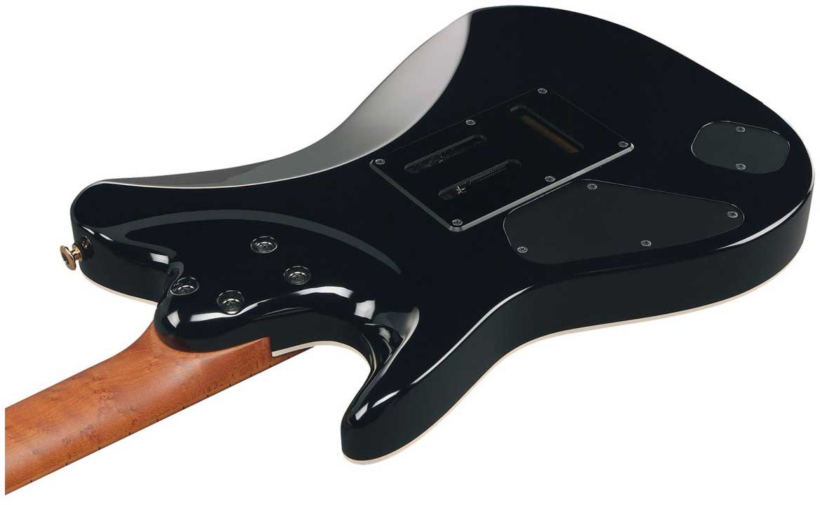 Ibanez Lari Basilio Lb1 Bk Jap Signature Hss Trem Mn - Black - Signature electric guitar - Variation 3