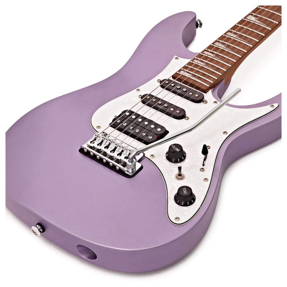 Ibanez Mario Camarena Mar10 Lmm Premium Signature Hss Trem Mn +housse - Lavender Metallic Matte - Str shape electric guitar - Variation 3