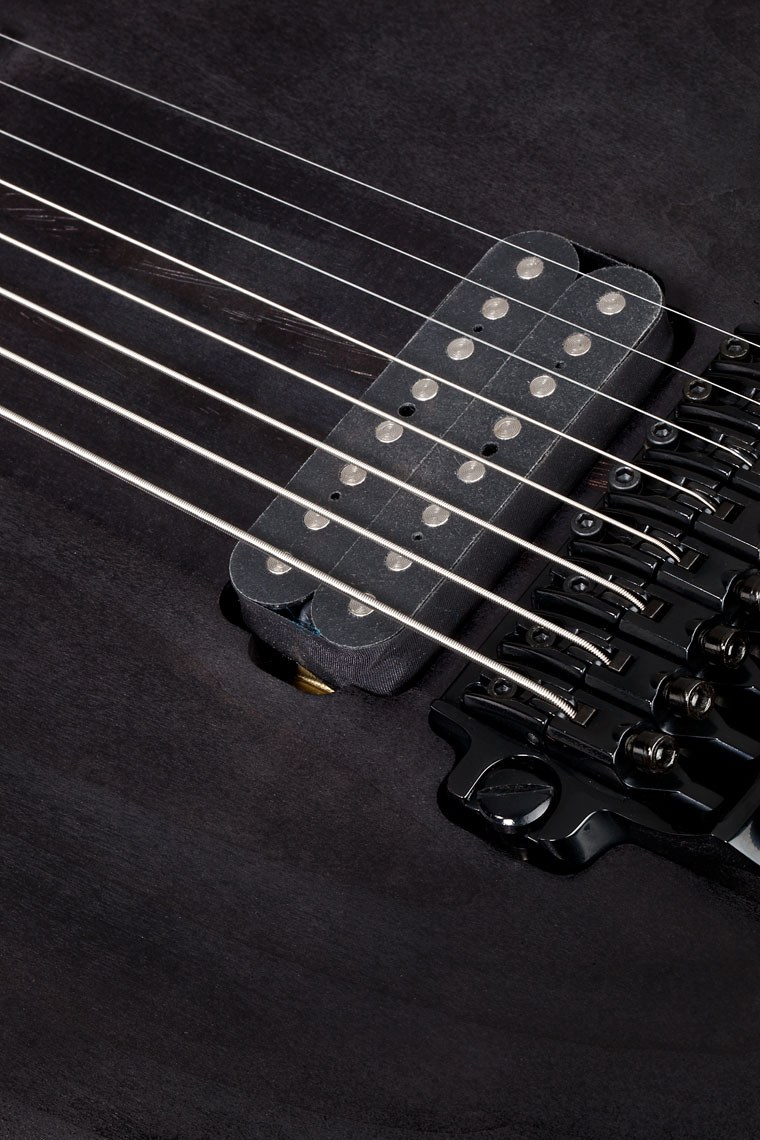 Ibanez Marten Hagstrom Meshuggah M8m Prestige Japon Signature H Ht Eb - Black - Baritone guitar - Variation 5
