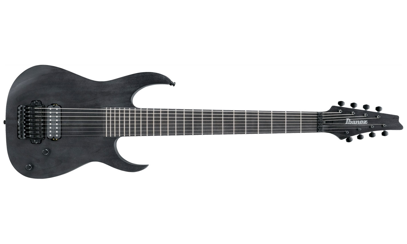 Ibanez Marten Hagstrom Meshuggah M8m Prestige Japon Signature H Ht Eb - Black - Baritone guitar - Variation 1