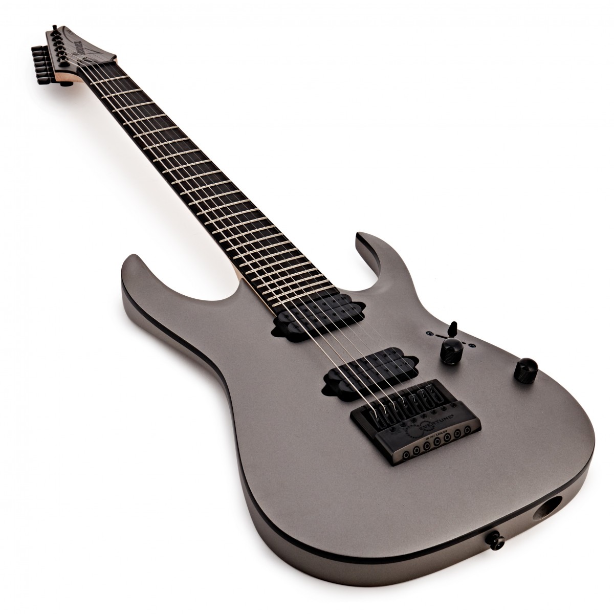 Ibanez Munky Apex30 Signature 7c Hh Dimarzio Ht Eb - Metallic Gray Matte - 7 string electric guitar - Variation 2