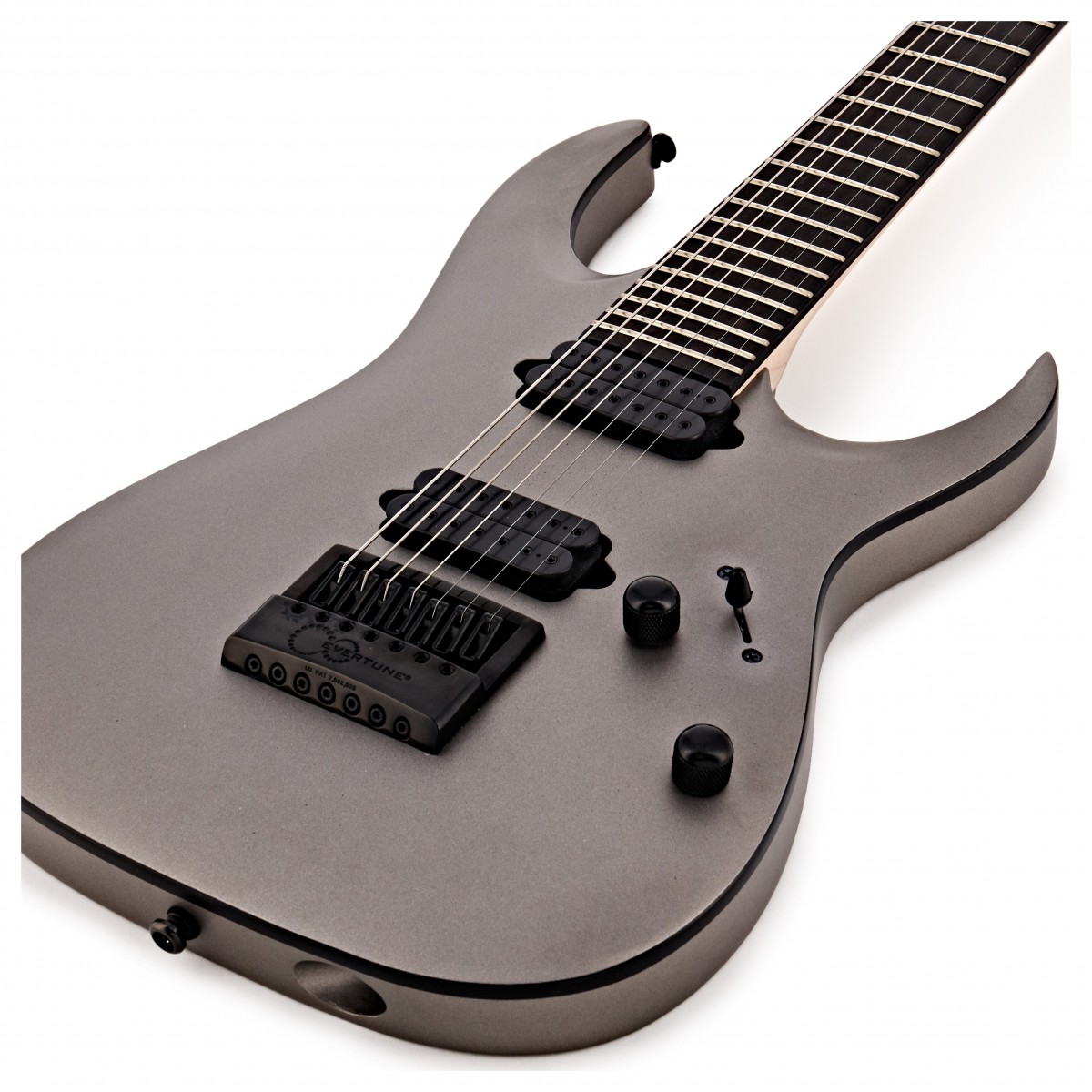 Ibanez Munky Apex30 Signature 7c Hh Dimarzio Ht Eb - Metallic Gray Matte - 7 string electric guitar - Variation 3