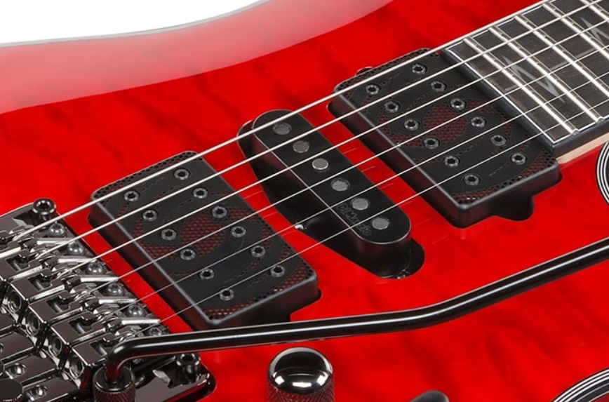 Ibanez Nita Strauss Jiva10r Trc Signature Hsh Dimarzio Fr Eb - Torch Red - Str shape electric guitar - Variation 3