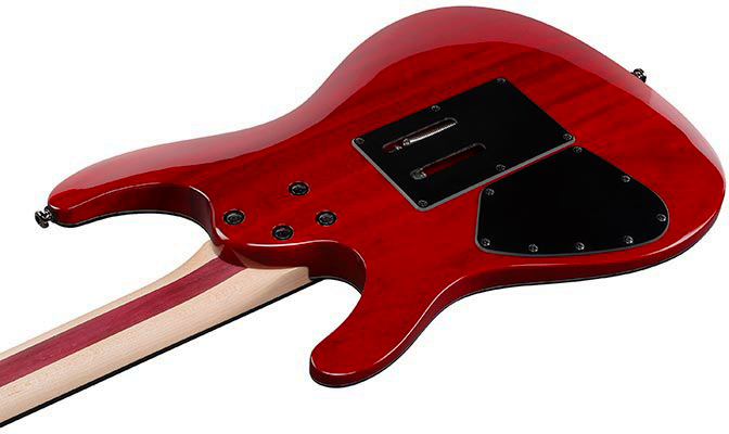 Ibanez Nita Strauss Jiva10r Trc Signature Hsh Dimarzio Fr Eb - Torch Red - Str shape electric guitar - Variation 4