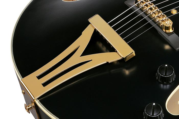 Ibanez Pat Metheny Pm3c Bkl Signature 1s Ht Eb - Black Low Gloss - Hollow-body electric guitar - Variation 4