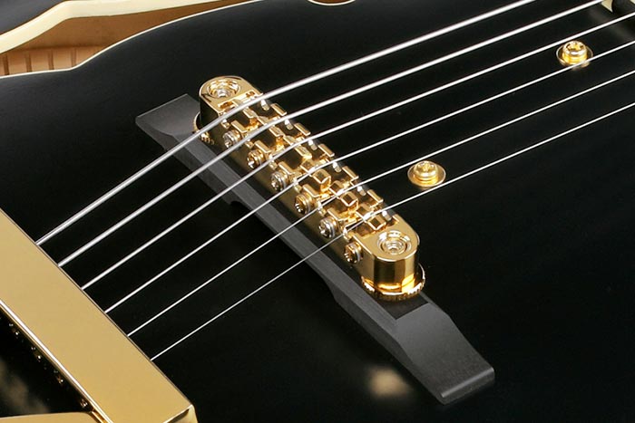 Ibanez Pat Metheny Pm3c Bkl Signature 1s Ht Eb - Black Low Gloss - Hollow-body electric guitar - Variation 5