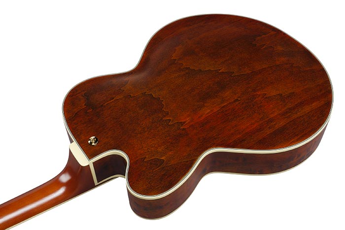 Ibanez Pat Metheny Pm3c Nal Signature 1s Ht Eb - Natural Amber Low Gloss - Hollow-body electric guitar - Variation 3