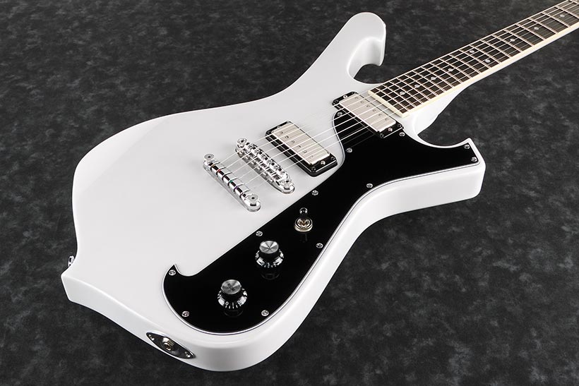 Ibanez Paul Gilbert Frm200 Whb Signature Hh Ht Eb - Aged White Blonde - Signature electric guitar - Variation 1