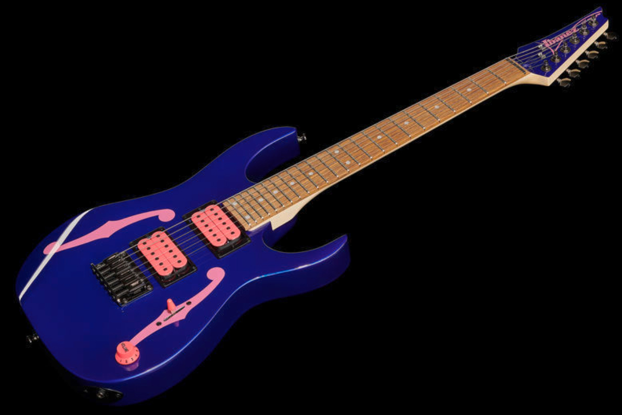 Ibanez Paul Gilbert Pgmm11 Jb Signature 3/4 Hh Ht Jat - Jewel Blue - Electric guitar for kids - Variation 1
