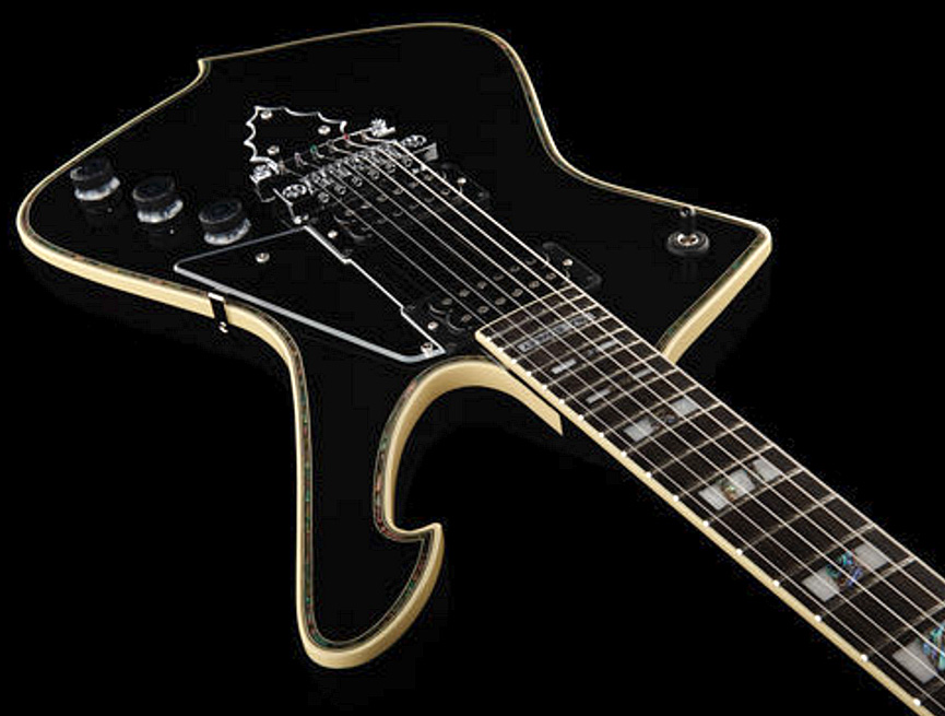 Ibanez Paul Stanley Ps10 Bk Japon Signature Hh Seymour Duncan Ht Eb - Black - Metal electric guitar - Variation 2