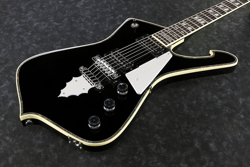 Ibanez Paul Stanley Ps10 Bk Japon Signature Hh Seymour Duncan Ht Eb - Black - Metal electric guitar - Variation 3