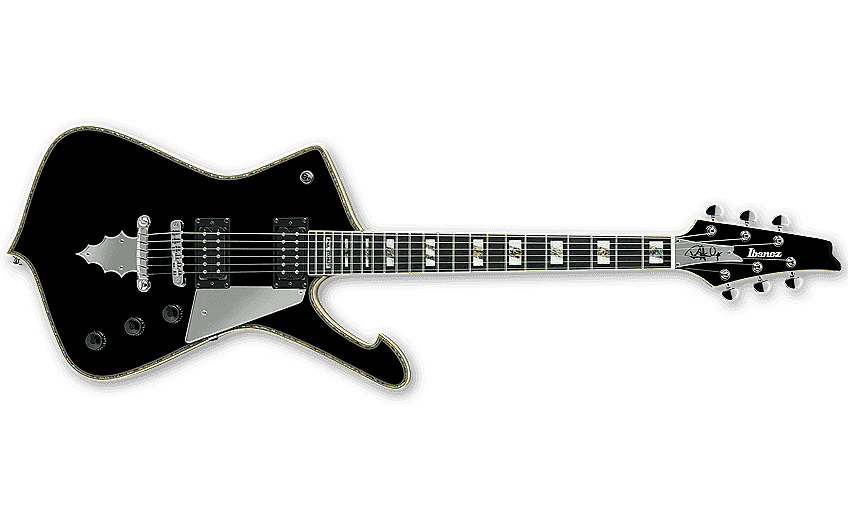 Ibanez Paul Stanley Ps120 Bk Signature Hh Seymour Duncan  Ht Eb - Black - Metal electric guitar - Variation 1